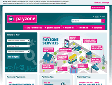 Tablet Screenshot of payzone.ie